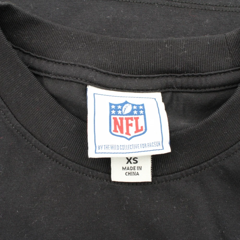 Women’s NFL Raiders Crop Top – Black – Size XS - Picture 3 of 4